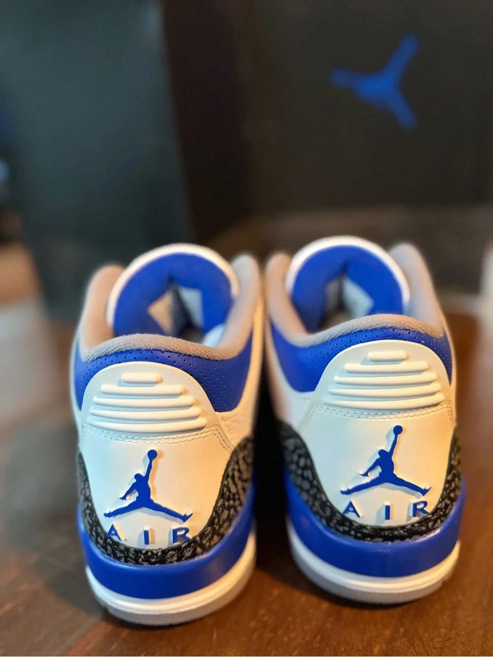 Jordan 3 Retro Black White Elephant Print